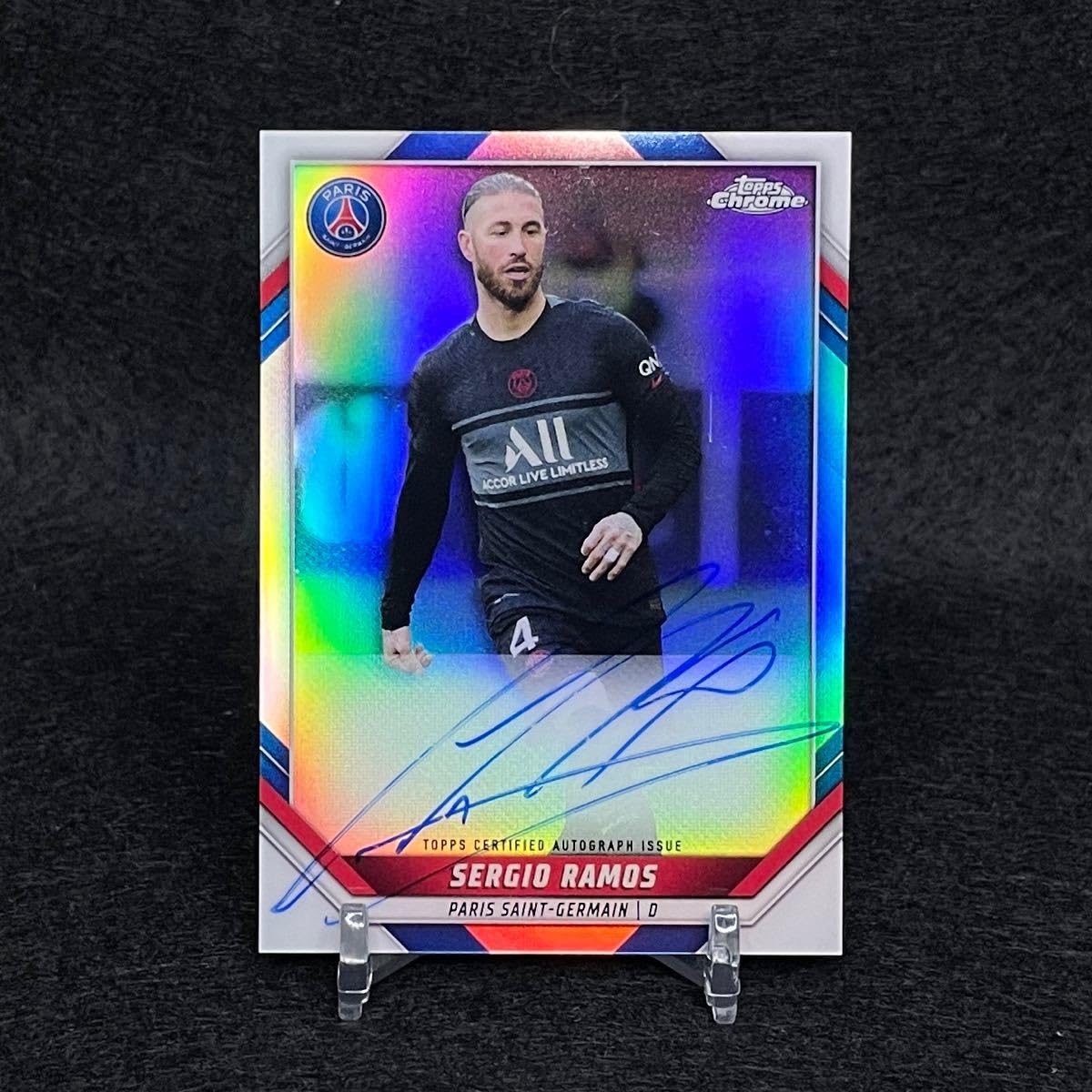 Amazon.co.jp: 2021/2022 Topps Chrome Paris Saint-Germain Sergio 