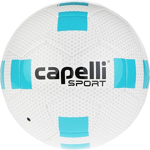Capelli Sport Soccer Ball, Fusion II Cubes Team Ball for Youth and Adult Players, Outdoor and Indoor Training