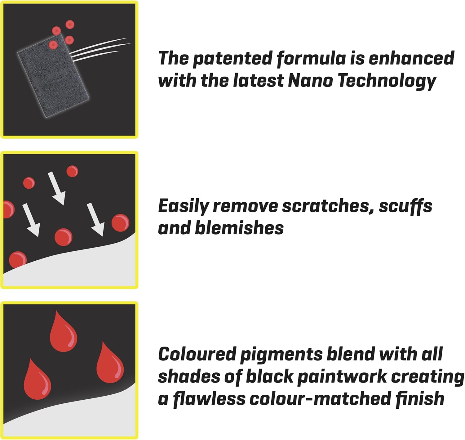 T-Cut Color Fast Red Scratch Remover, Car Wax Polish, Color Enhancer, 5.3 Oz & T-Cut Car Wax Microfibre Applicator Set, Achieve a Smooth Finish & Professional Streak Free Shine