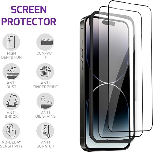 Miniatura 19 de Protector de pantalla de vidrio templado para iPhone 12 Pro Max (paquete de 3)