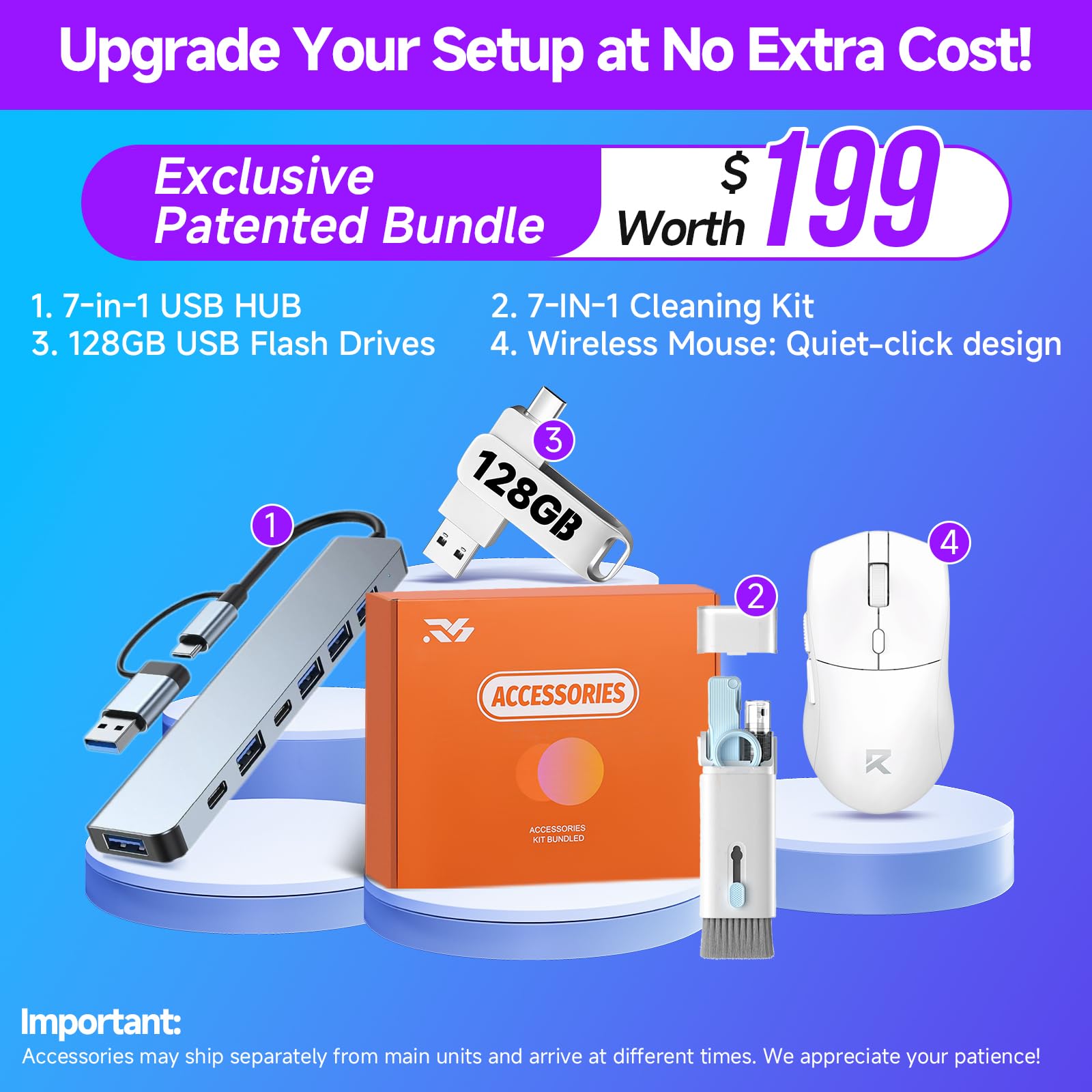 HP Business All-in-One Desktop Computer, 21.5" FHD Display, 16 GB RAM, 512 GB SSD, Intel Celeron J4025, Intel UHD Graphics 600, Webcam, Wi-Fi 6, HDMI, Wired Mouse & KB, Windows 11 Pro, w/Accessories