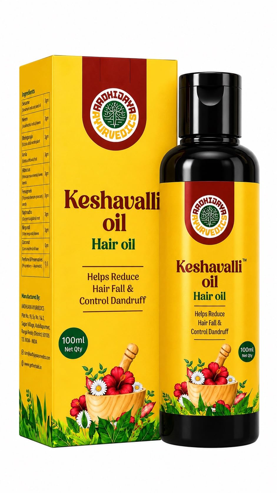aadhi jaya Keshavalli Oil (Pack Of 2 Bottles)-image-49