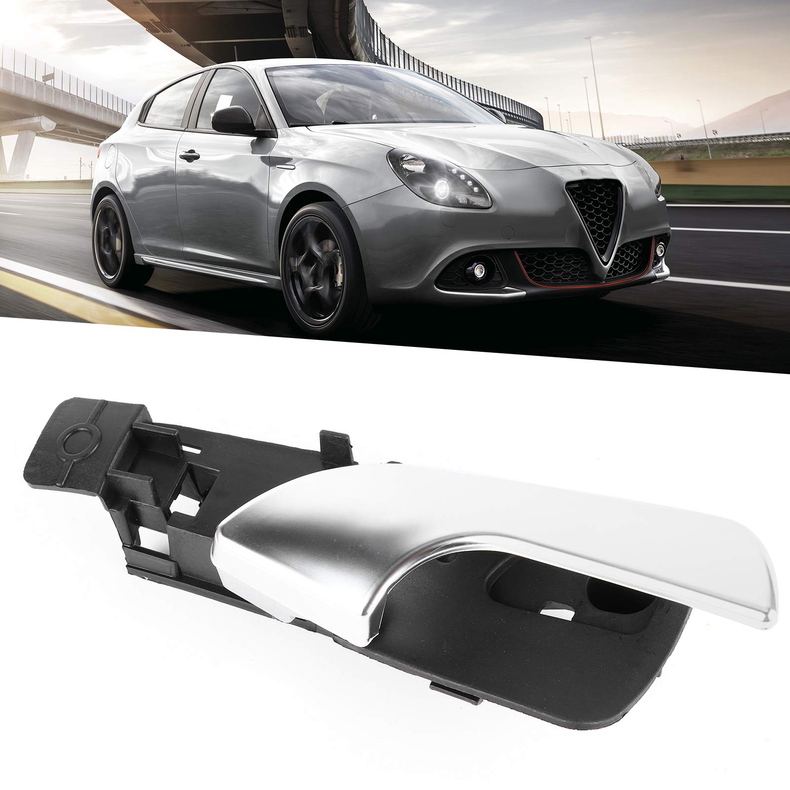 Maniglia della Porta Interna Anteriore Destra 156092167 Fit per Romeo Giulietta 2010‑2019 Maniglia per Porta per Esterno