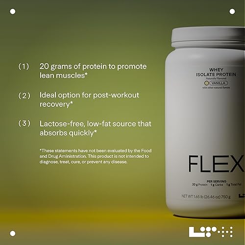 Miniatura 5 de LTH Aislamiento de proteína de suero Flex  Confiado por Life Time Members  Proteína en polvo sin lactosa  Certificado NSF para deporte  Bajo en
