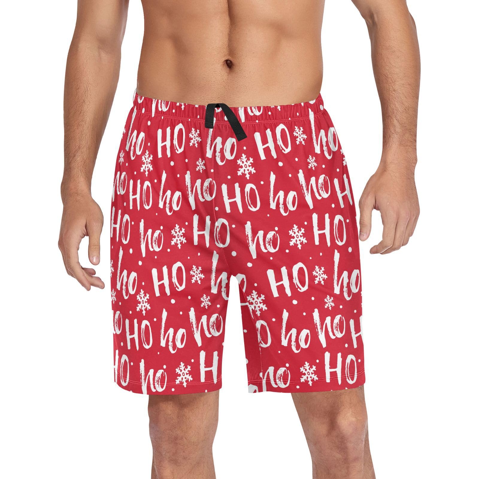 Pajama Shorts Mens Pajama Bottoms for Men Pjs Lounge Sleep Shorts with Pockets-image-49