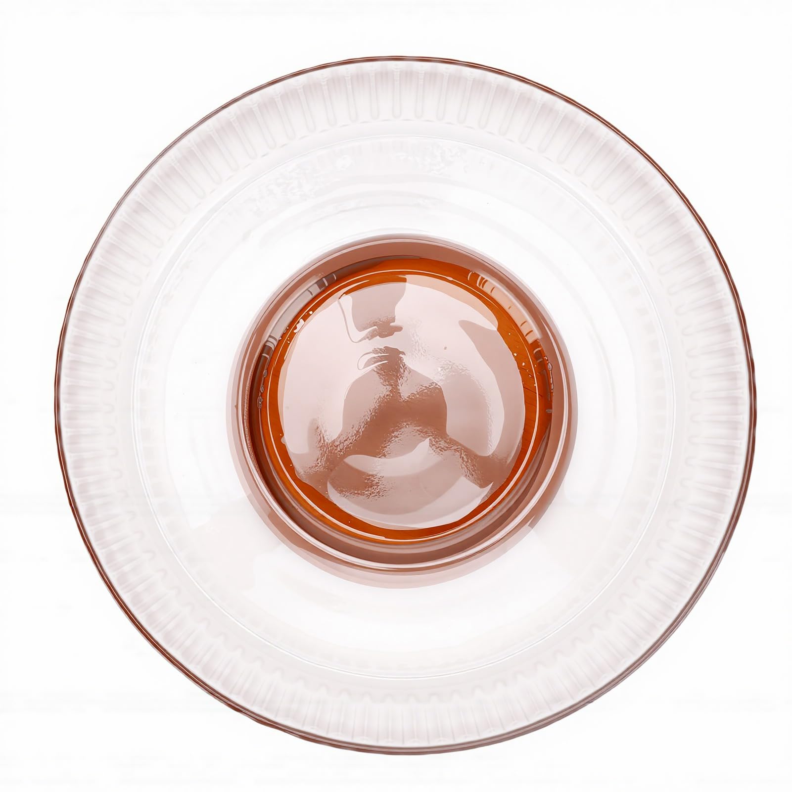Haofy Ensaladera de Vidrio 9.06x5.91x5.71 Pulgadas 1700g Tazón de Vidrio Acanalado de Gran Capacidad con Tapa de Madera, Tazón Transparente para Servir para Cenas Familiares Ensaladas (claro)