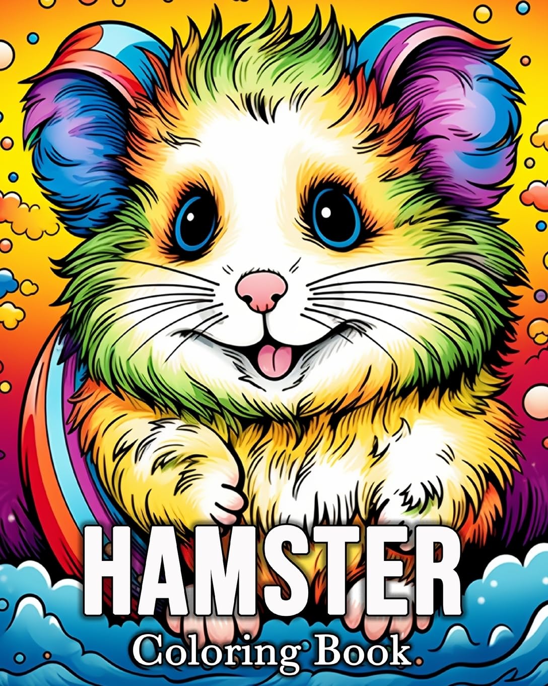 Hamaster Coloring book: 50 Cute Images for Stress Relief and Relaxation