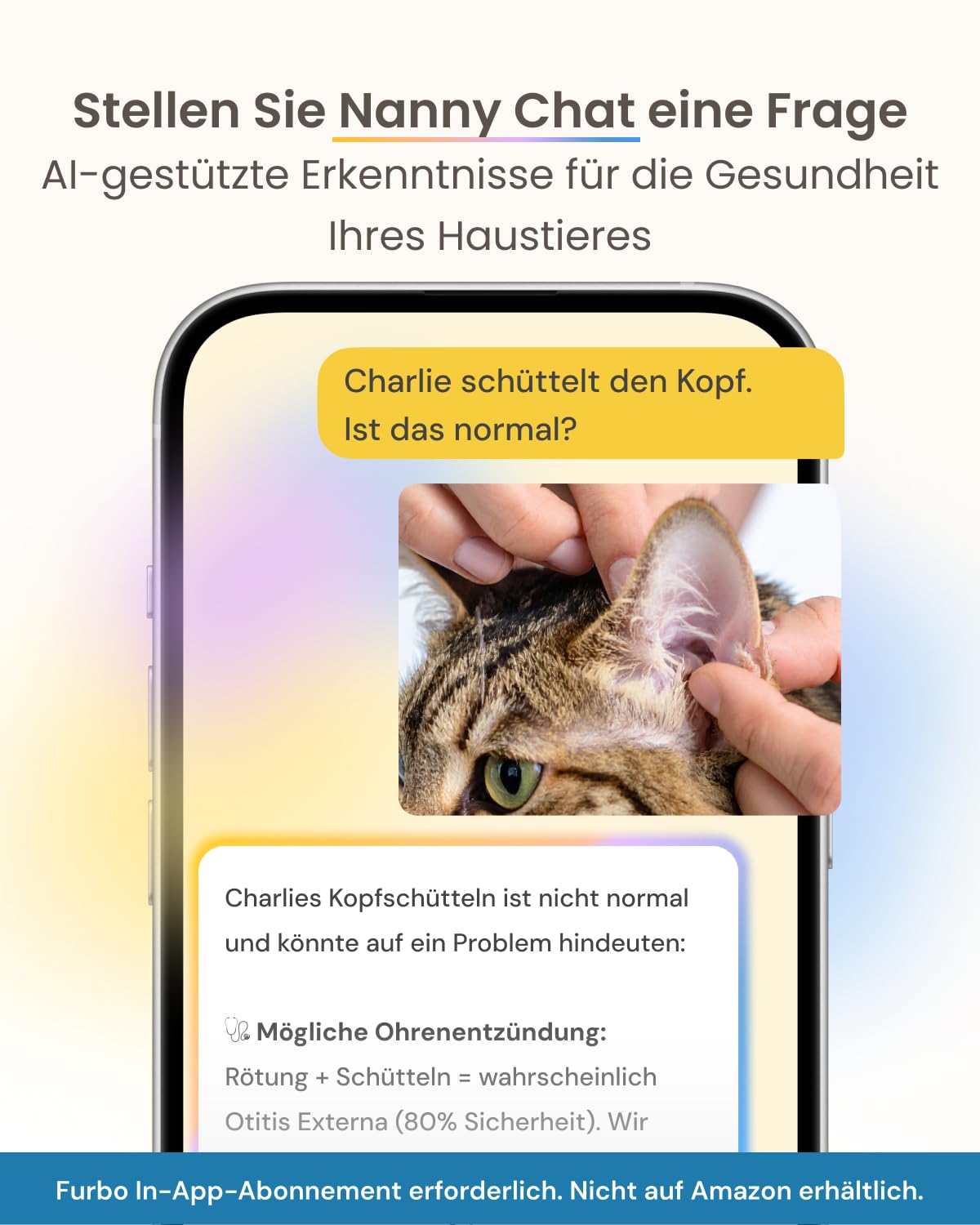 Furbo 360° Katzenkamera mit Heimsicherheits-Paket [Premium MIT ABO]: Intelligente Kamera mit App für Katze & Heim, Rotierende 360° Sicht, Farbnachtsicht, Tracking, Leckerliwurf, Miauen-Alarm UVM.