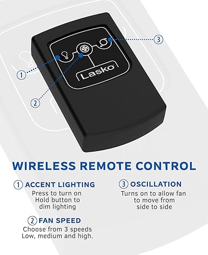 Miniatura 4 de Lasko 4890 ventilador en torre elegante, para exteriores