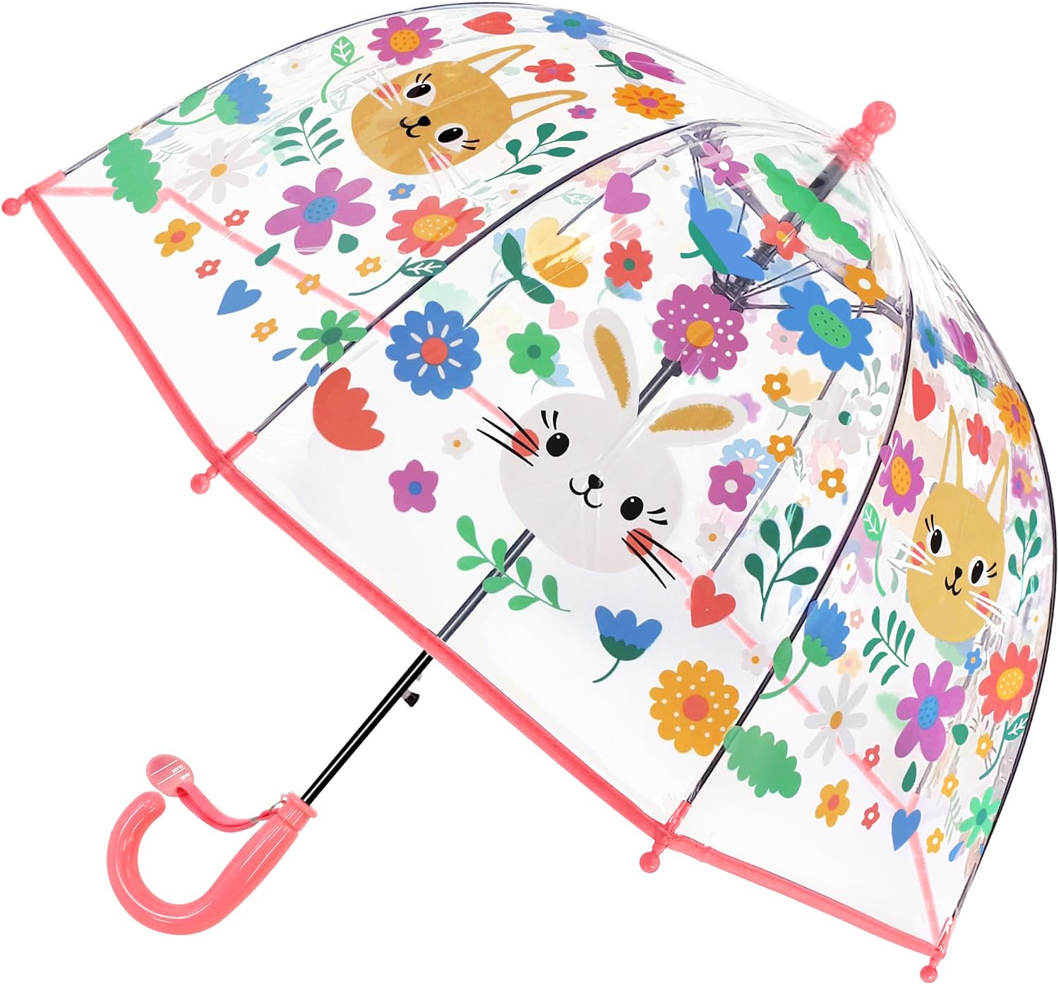 Kids Clear Umbrellas for Rain Dome Bubble Umbrella Windproof for Kids Boys and Girls