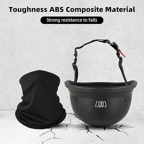 Miniatura 4 de German Style Motorcycle Helmet, Thin Skull Cap Half Helmet for Adult Men Women, Novelty DOT Half Shell Helmet, Retro Half Face Helmet for Cruiser