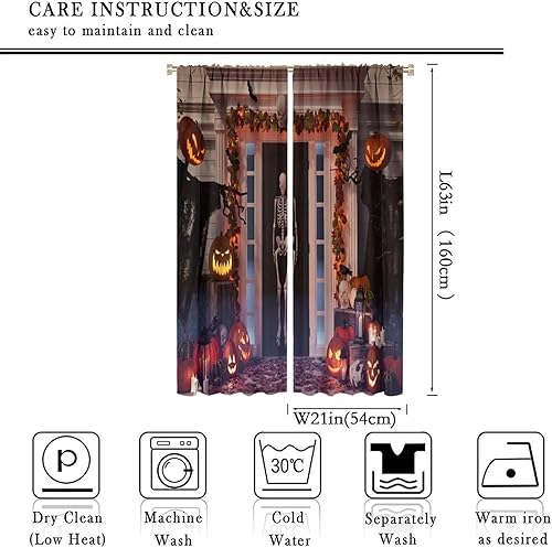 Miniatura 10 de Cortinas de Halloween para decoración de casa embrujada de terror, manos de zombi aterradoras, tratamiento de ventana de esqueleto de Halloween,