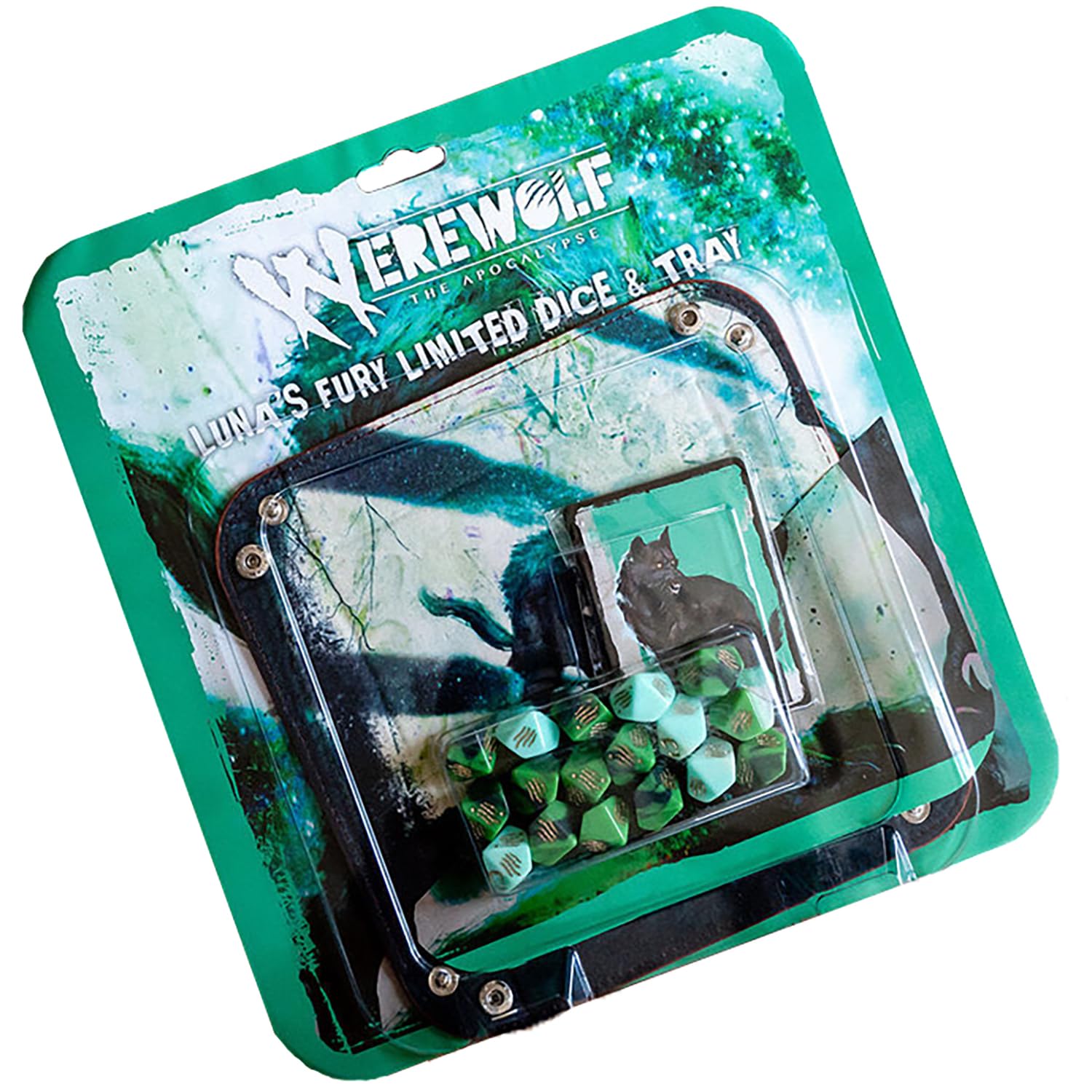 Renegade Game Studios Werwölfe: The Apocalypse RPG: Luna's Fury Dice & Tray Accessory Pack, Spielzubehör, ab 18 Jahren