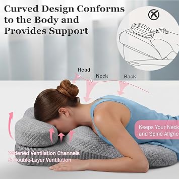 Face Down Pillow, BBL & Prone Support for Face-Down Sleeping