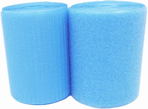 Hook and Loop Tape sew on 4 inch, Non self Adhesive Back Nylon Strips Fabric Fastener