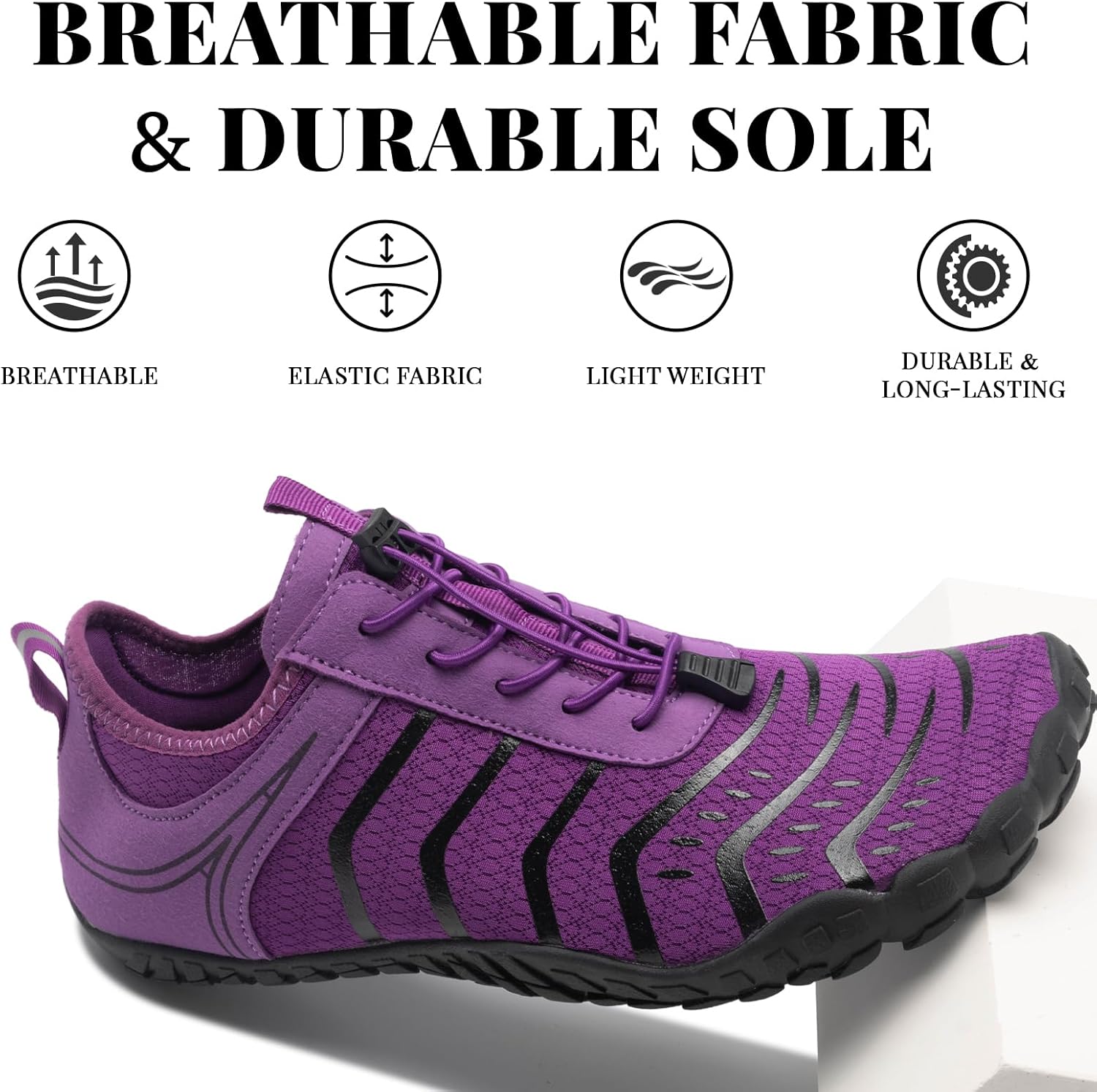 2026 New Hiking Barefoot Shoes Womens Mens Footwear,Wide Toe Box Water Shoe for Women Men,Zero Drop Comfortable & Non-Slip Barefoot Vitality Shoe Women's Athletic Footwear for Walking Hiking - Image 6