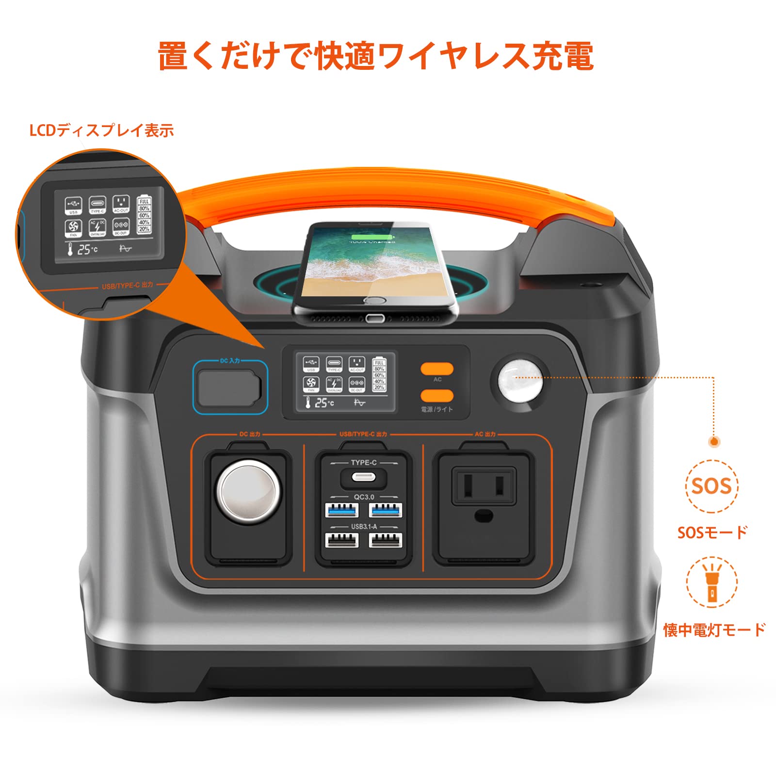 Amazon.co.jp: AIPER（アイパー）ポータブル電源 DISCOVERER 300 
