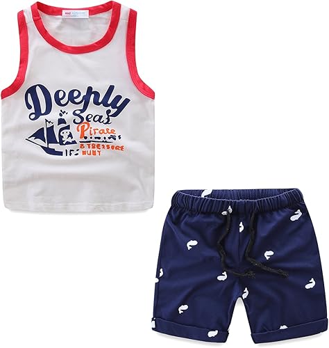Mud Kingdom Boys Outfits Size 6 Summer Holiday Pirate Boat