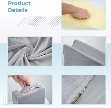 Arm Elevator Pillow, Soft Foam Elbow Support Pillow for Bed Sores, Ergonomic Arm Rest Wedge Pillow Arm Support Sponge for Sleeping