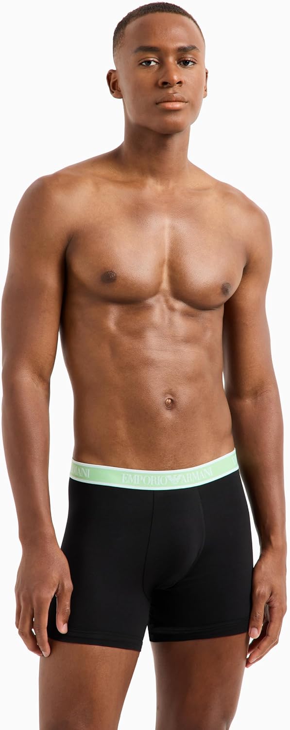 Emporio Armani Men's Logo Band 3 Pack Boxer Brief - Image 2
