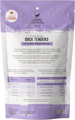 Miniatura 9 de Canine Cravers - Golosinas para perros de un solo ingrediente  Filetes de cordero premium  Alimento hipoalergénico secado al aire para mascotas  Sin