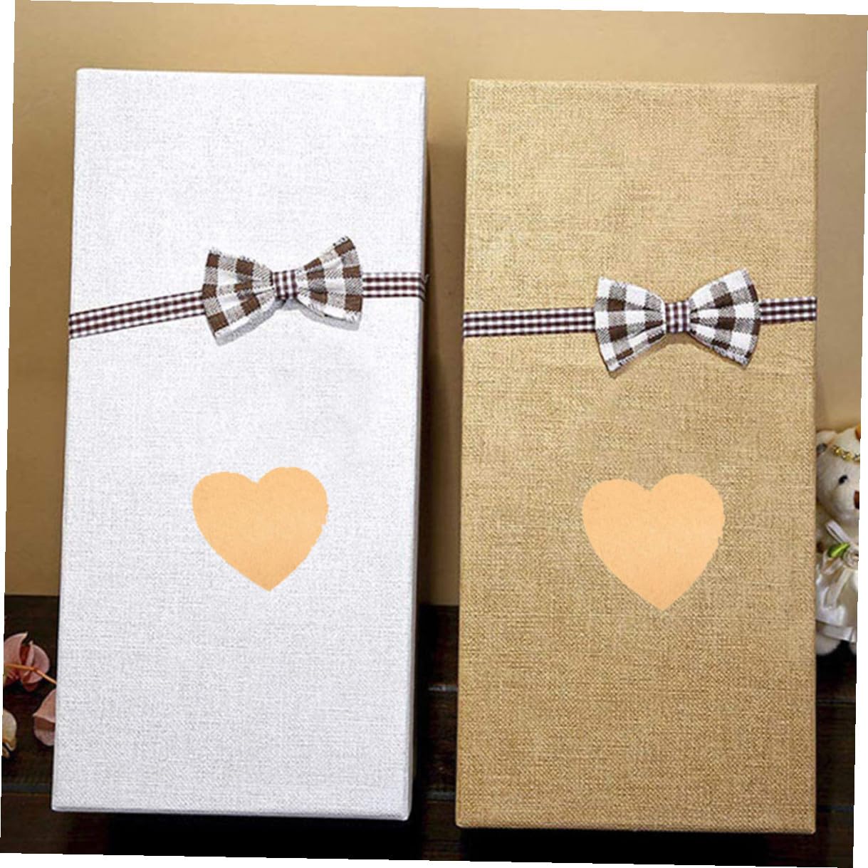 jojofuny 2 set Etichette In Carta Kraft Adesivi Personalizzati Etichette Per Regali Adesivi Te Per Regali Etichette Per Decorazioni 5 * 2