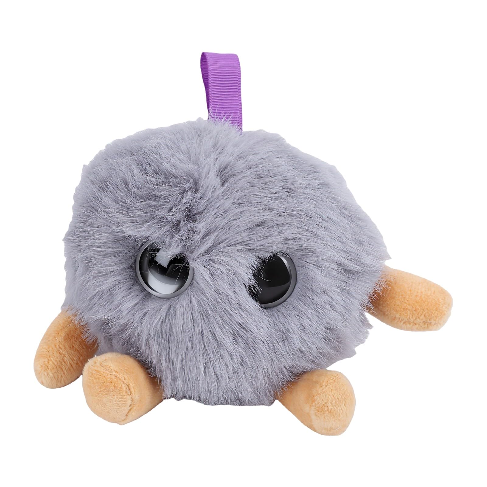 POENVFPO Juguete de Peluche Inteligente AI, Animal de Peluche de Aprendizaje Interactivo con Reconocimiento de Voz de 66 Idiomas para Niños a Partir de 3 Años (Grey)