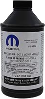 Genuine Chrysler 4318080AD DOT 3 Brake Fluid - 12 oz OEM Mopar for Disc/Drum Brakes