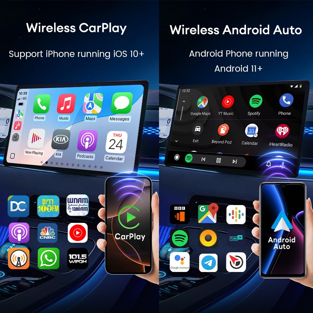 Snapklik.com : Carlinkit 5.0 Android Auto & Wireless CarPlay Adapter ...