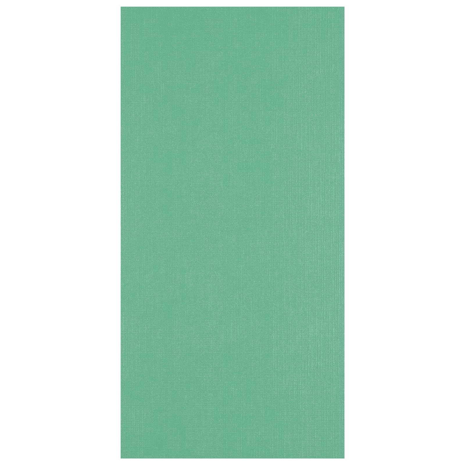 Florence Linen Cardstock 10.6 x 5.3 Inches Green (Holly) - 10 Sheets of 250 GSM Coloured Paper - Card Making Supplies for Scrapbooking and Other Crafts