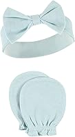 Vista 86 de Hudson Baby Conjunto de diadema de algodón y manoplas para rascar para bebé Unicornio