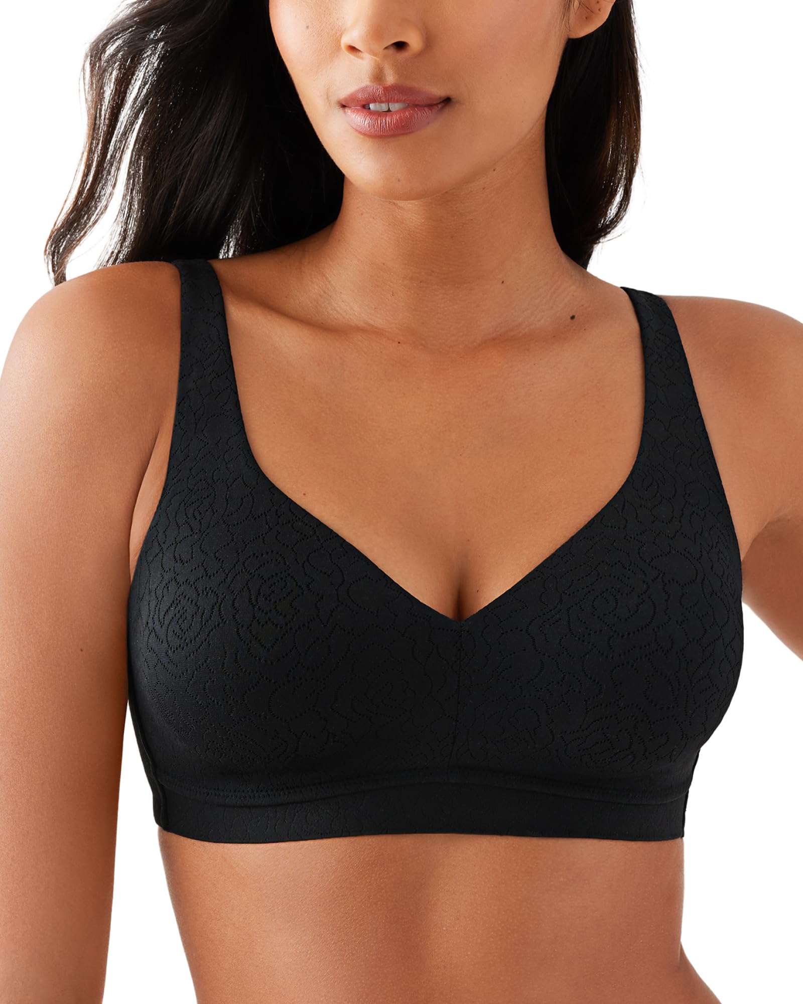 Wacoal Women's Inside Job Unlined Full Coverage Wire Free Bra, 852345