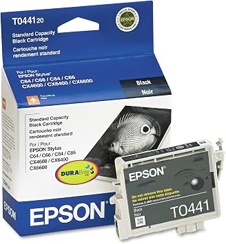 Epson DURABrite Standard Capacity Inkjet Cartridge Black T044120