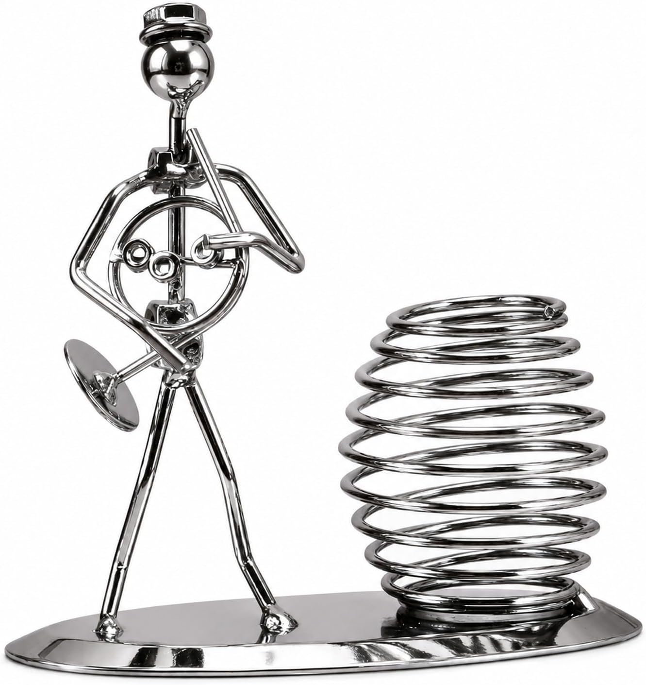 LUOZZY Musician Pen Holder Creative Band Figurine Desk Organizer