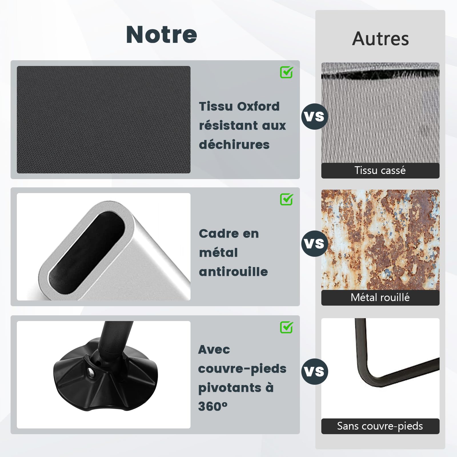 GYMAX Lit de Camping Pliable avec Oreiller Amovible, Dossier Réglable en 5 Positions, Matelas Confortable, Chaise Longue Portable pour Pique-Nique, Randonnée, Plage, Charge 200 KG