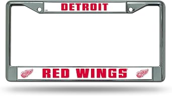 Rico Industries NHL Fan Shop Standard Chrome License Plate Frame