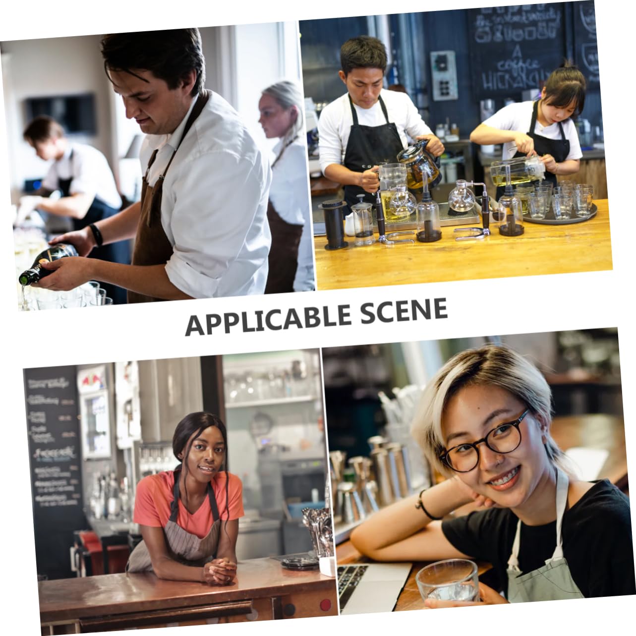 IWOWHERO 10 Pack Safety Masks for Restaurant Hotel Catering Anti- Masks Plastic Material Comfortable and Reusable