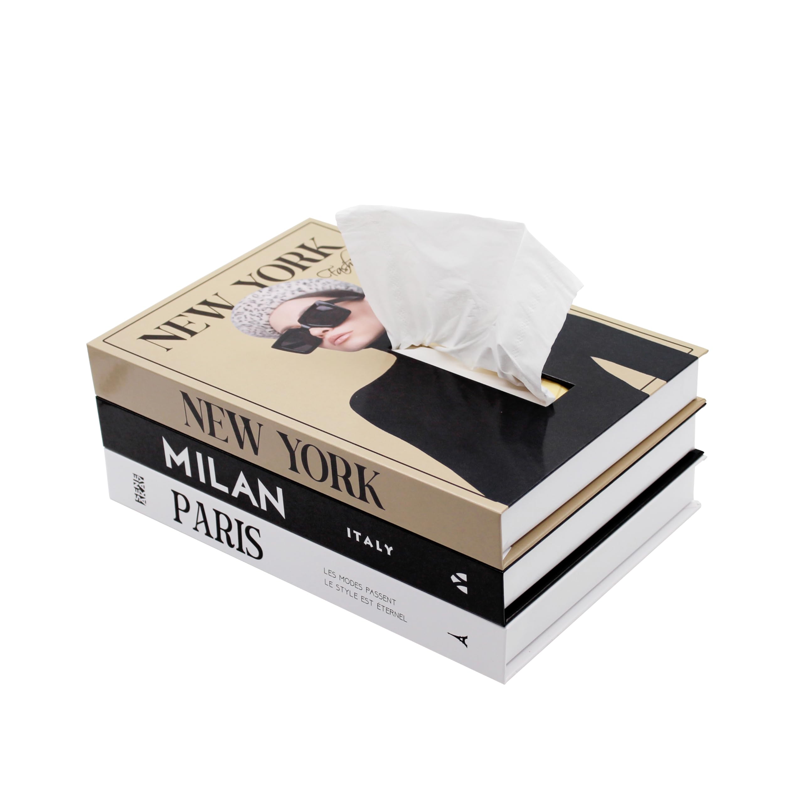 Senea Kay Tissue Box Cover Rectangle (Khaki, Tissue Box Cover)