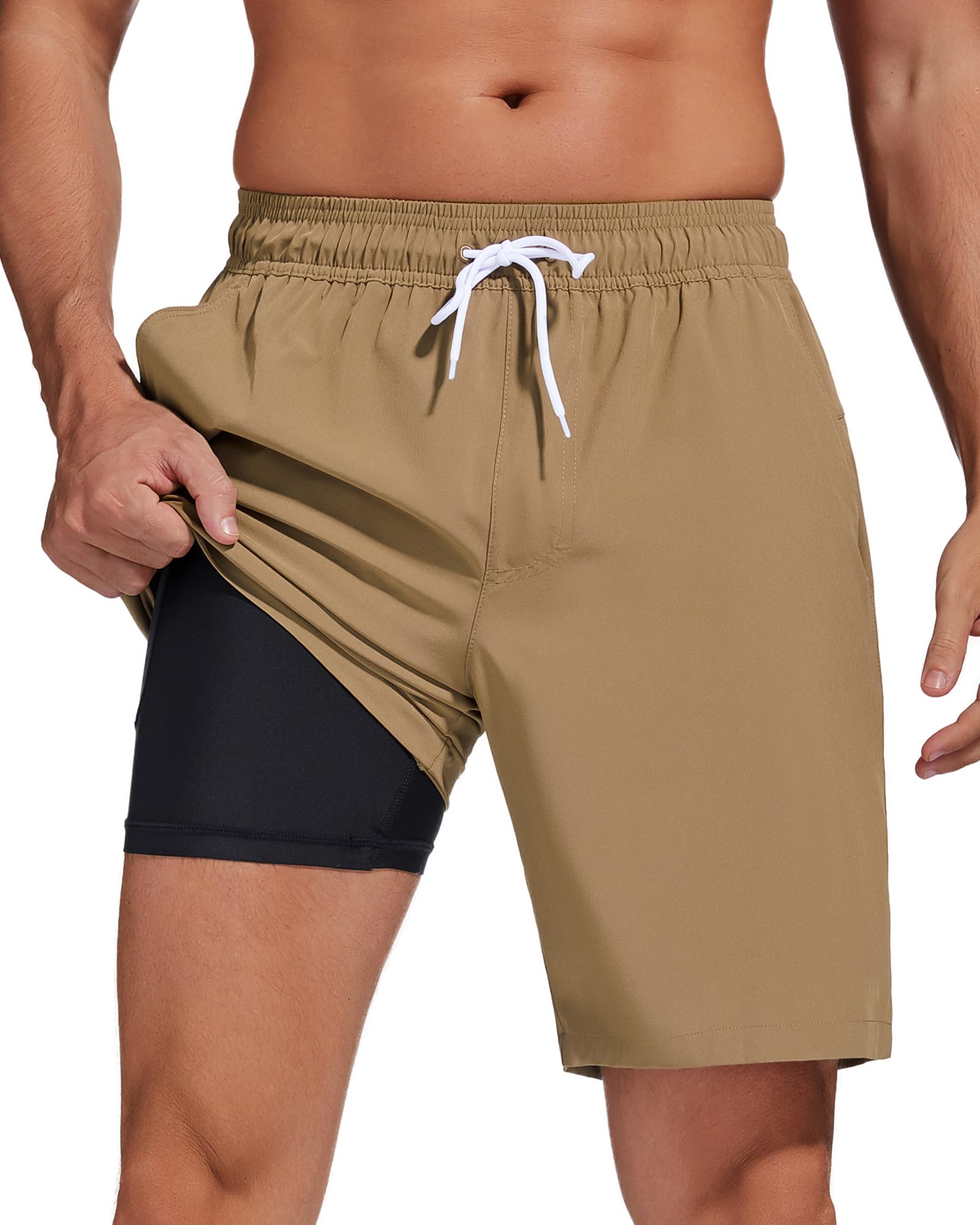 Difficort Mens Swim Trunks Quick Dry Bathing Suit Inch