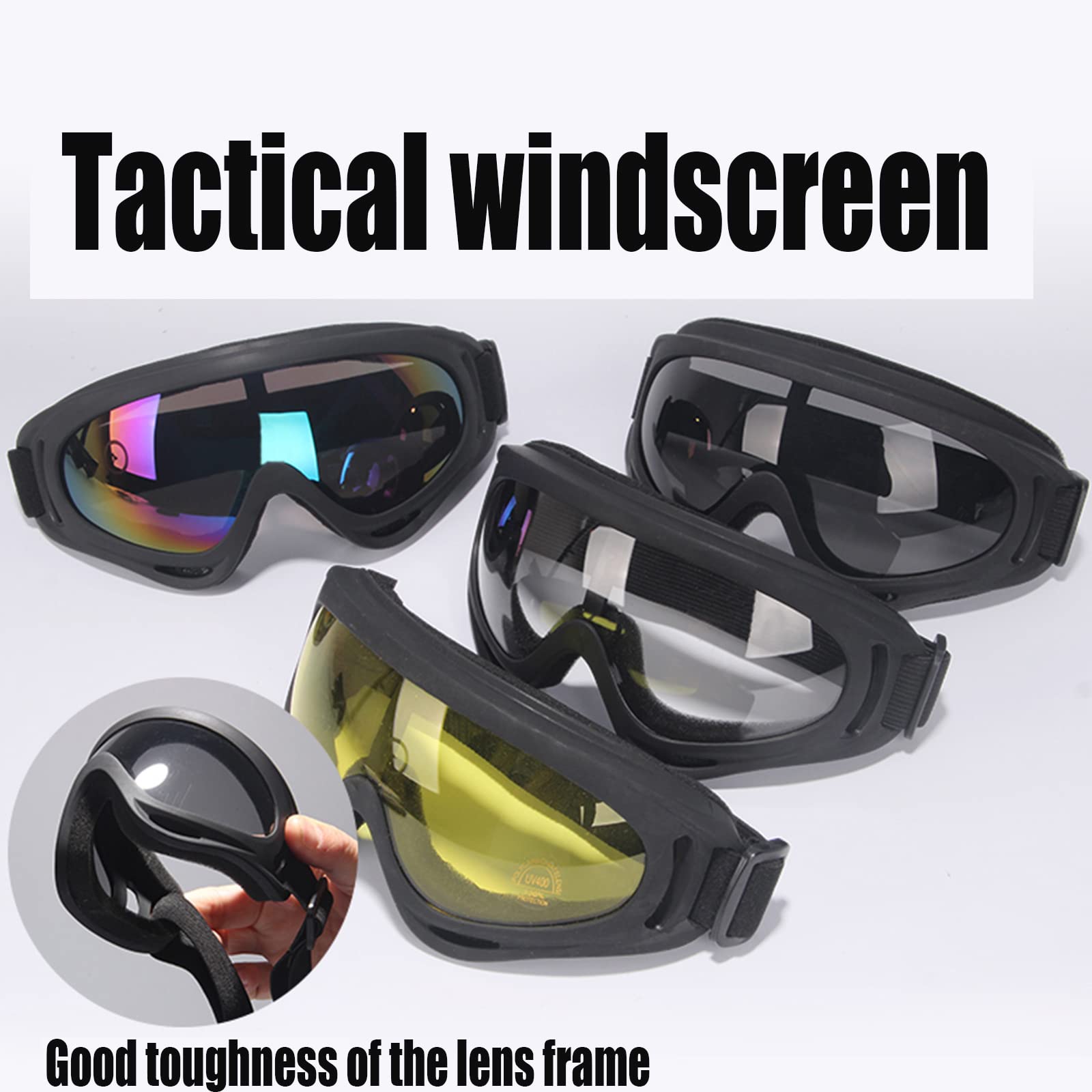 Juego de casco militar, con gafas y montaje Nvg, combinación de equipo táctico para airsoft, paintball, cosplay (negro B)