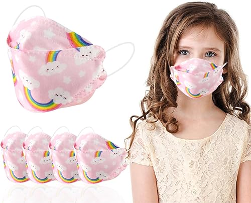 Miniatura 53 de Disposable Face Masks, 4 Layer Face Masks, 50 PCS Adultos 30 Pcs Dusty Rose