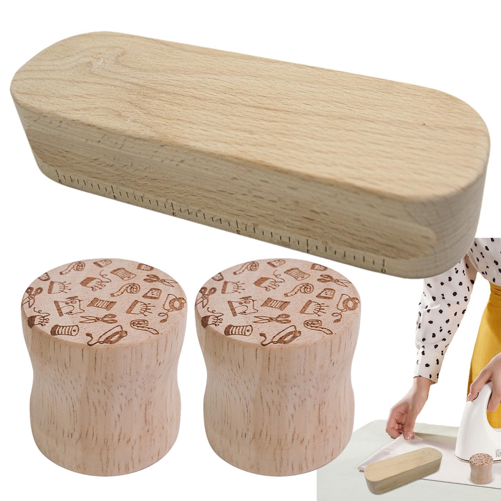 Poids de couture ronds en bois pour créer vos vêtements à la maison