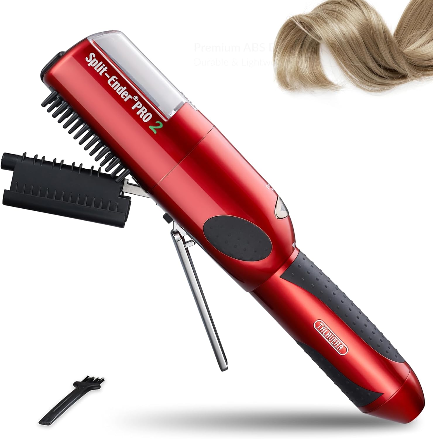 Split Ender Pro 2 – Original Professional Beauty Tool – Cordless Split End Hair Trimmer for Damaged, Dry, Brittle, Frizzy, Curly or Straight Hair (Red) Split Ender Pro 2 – Original Professional Beauty Tool – Cordless Split End Hair Trimmer for Damaged, Dry, Brittle, Frizzy, Curly or Straight Hair (Red)