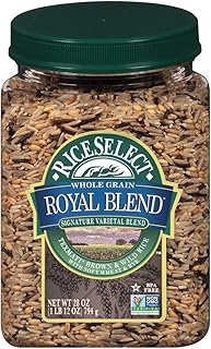 RiceSelect Whole Grain Royal Blend with Wild Rice, 28-Ounce Jars, 4-Count