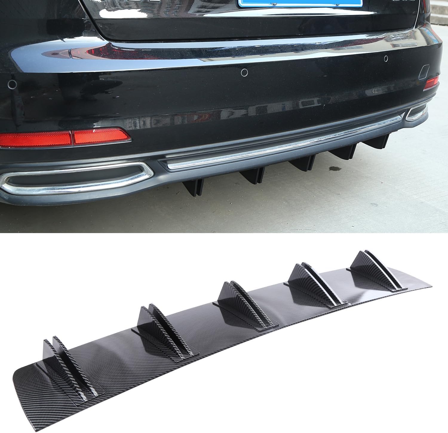 Tyumgxiao A/ Carbon Fiber Tyumgxio Cr Rer Spoilers For Toyot C-Hr 2016 2017 2018 2019 2020 2021 2022 2023 2024 2025, Utomotive Rer Trunk Roof Spoiler Body Kit Decortion Ccessories Lip Diffuser,/Crbon Fiber