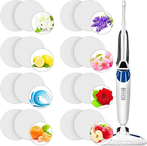Maitys Discos aromáticos de repuesto para trapeador de vapor, 8 discos de fragancia diferentes compatibles con Bissell Powerfresh y Symphony Series,