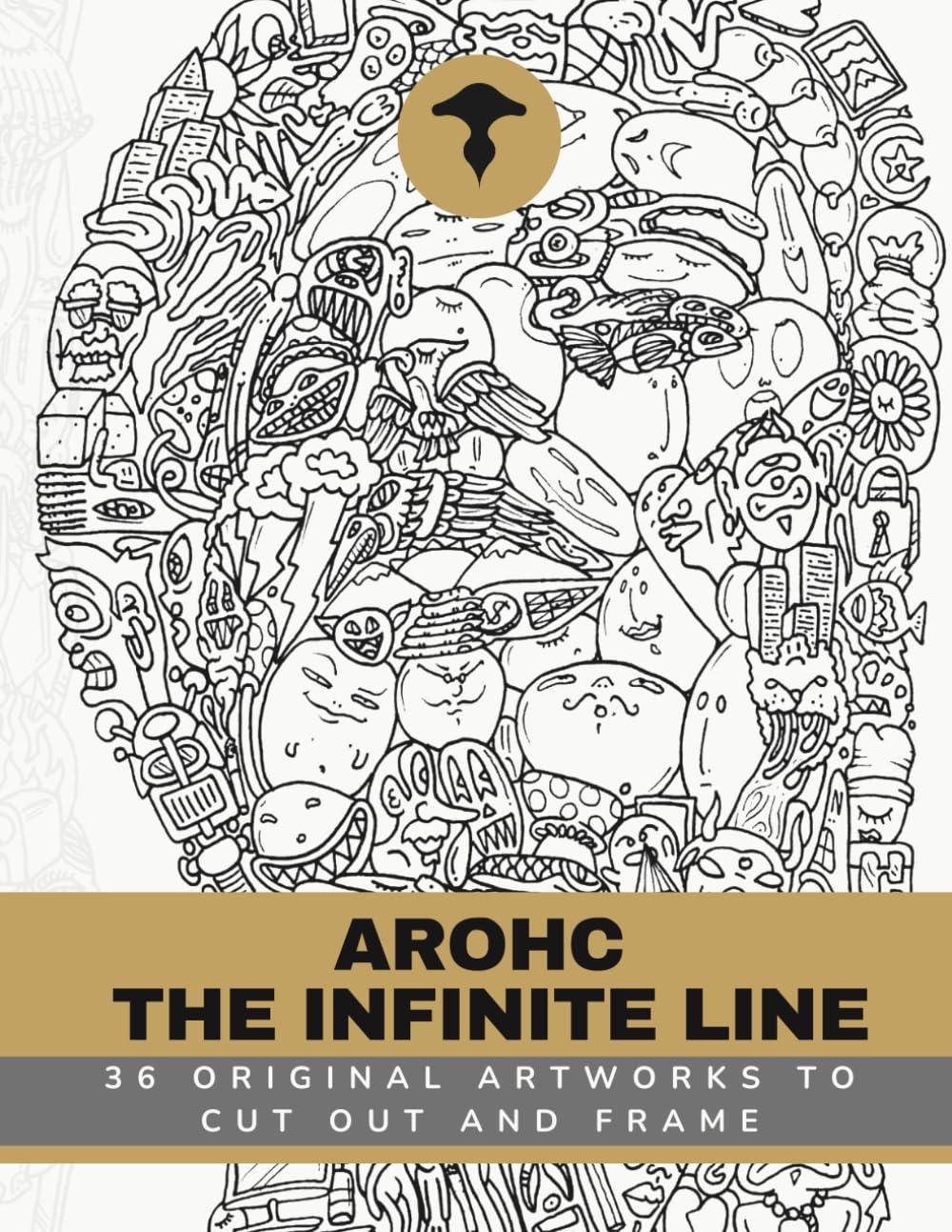 Livre de coloriage adultes AROHC pour vos moments de détente et décoration murale fait main