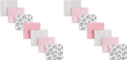 Miniatura 141 de Hudson Baby Paquete de 7 mantas receptoras unisex de franela de algodón para bebé, Dino Friends, talla única Abeja,Azul Verde Dino,Azul