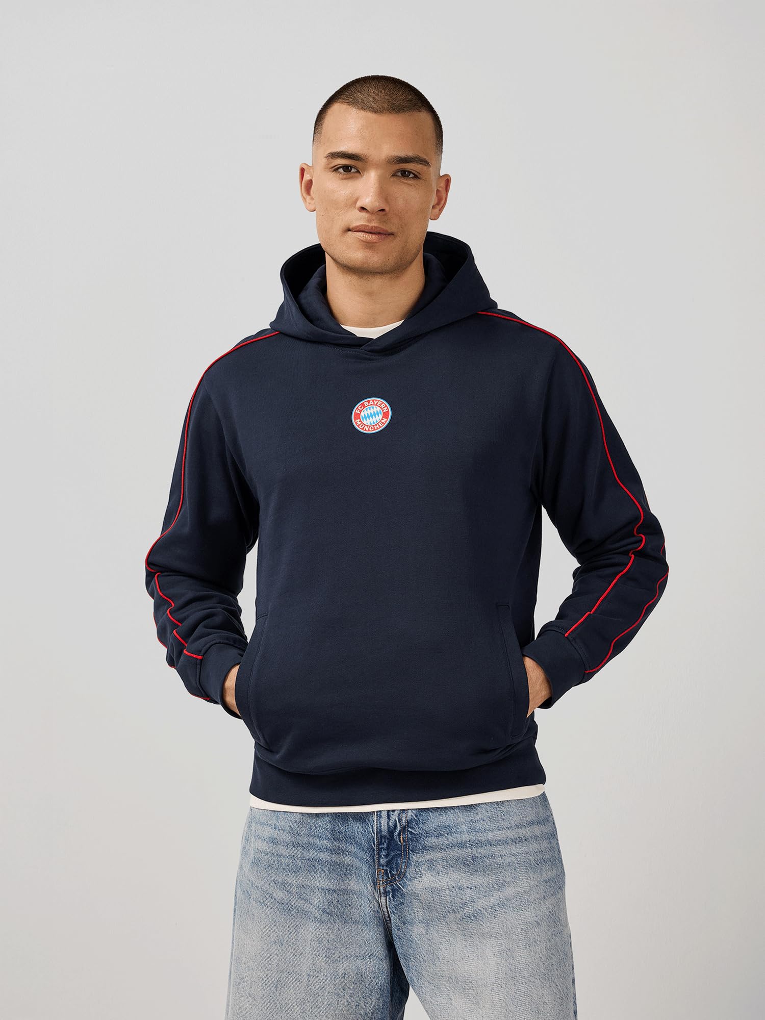 FC Bayern München | Hoodie Essentials | Herren | Navy