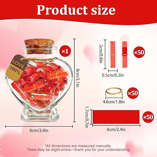 Miniatura 2 de Kit de letras de cápsula con mensaje en una botella, pastillas de mensaje de amor para novio, novia, esposa, amigo, cumpleaños, Navidad,